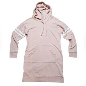 Soho New York Company Street Hooded Sweatshirt Dress with Kangaroo Pockets Small